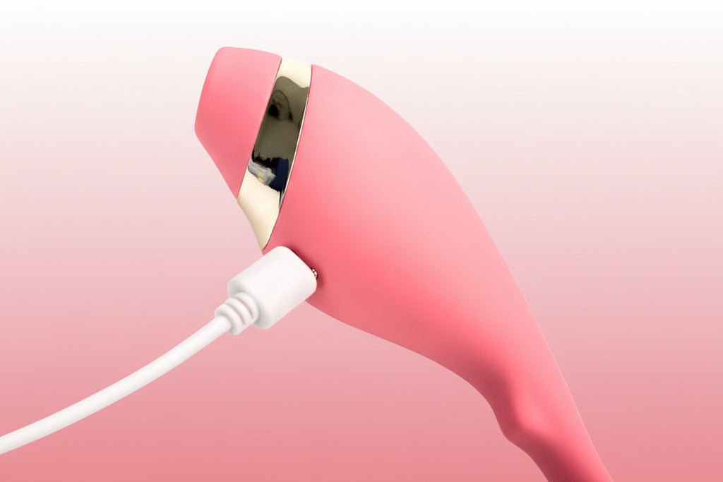 The Adventurer Air Pressure Vibrator & charge cord | Euforia