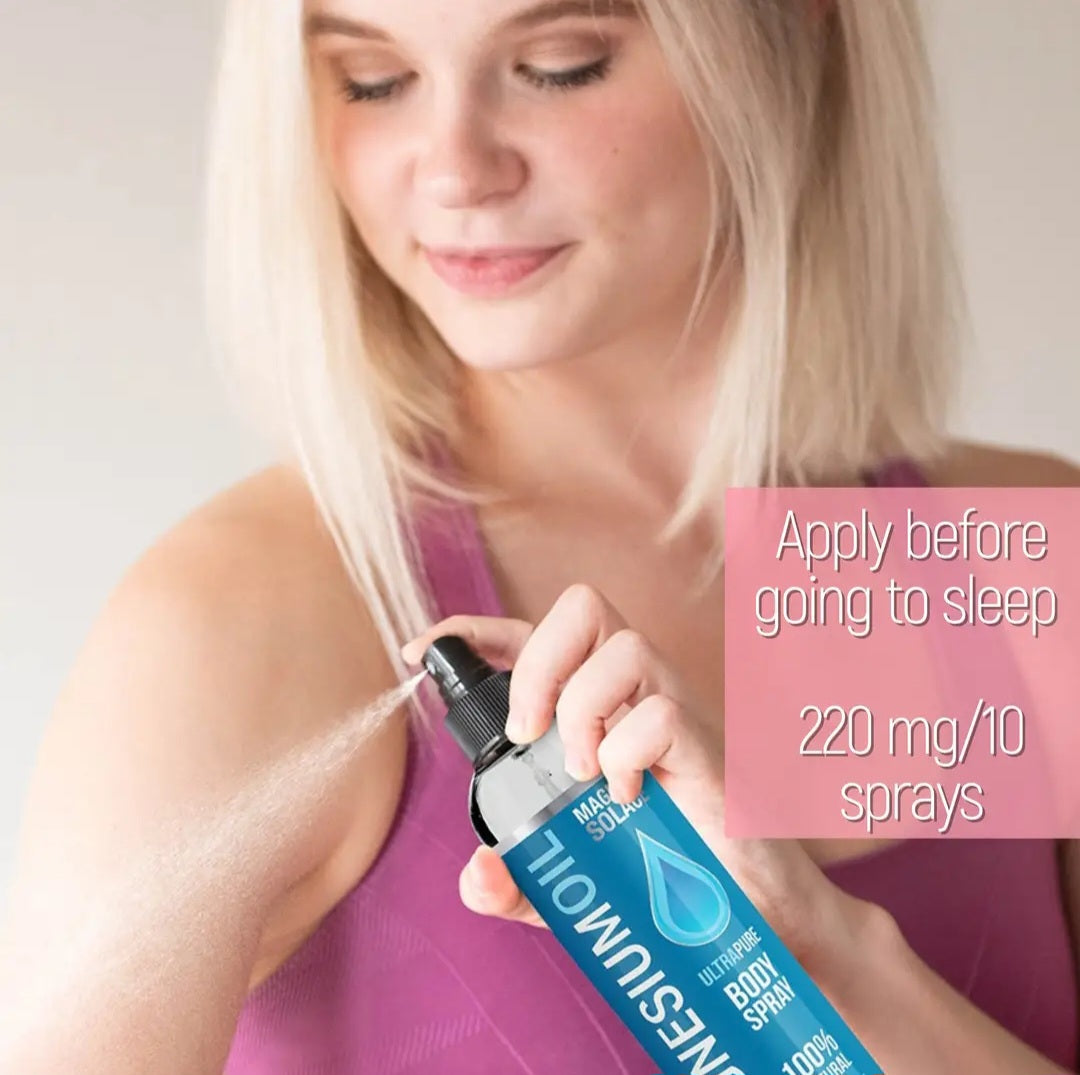 Magnesium Oil spray For Restless Legs, Sleep, Muscle Relief