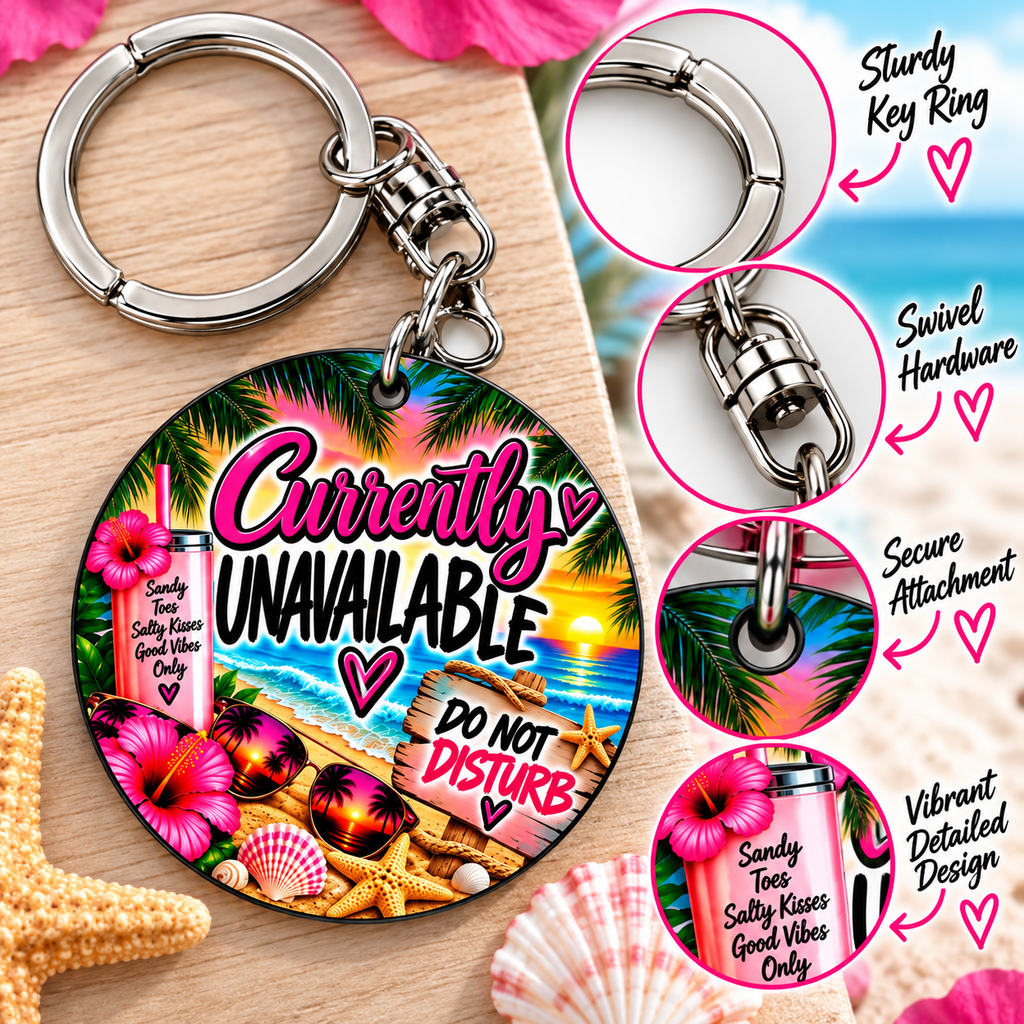 🌴 Currently Unavailable Keychain 💋