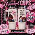 Personalized 40oz Tumbler – Custom Photo & Design Cup