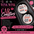 Car Coasters neoprene