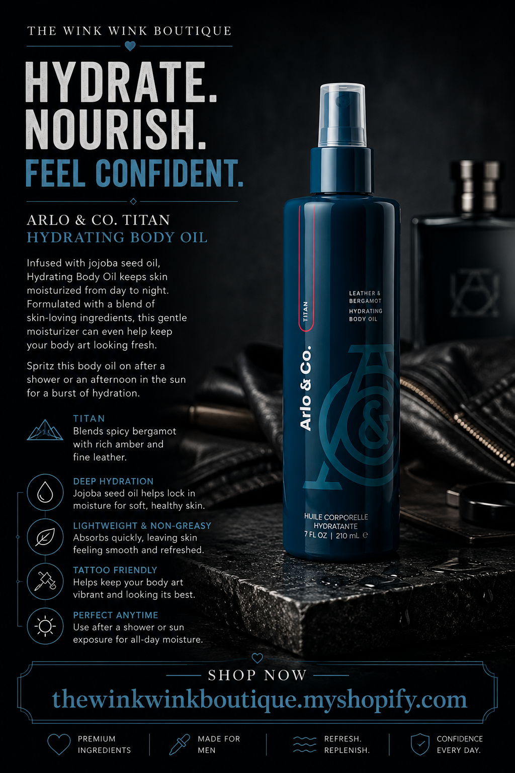 Hydrating Body Oil - Titan