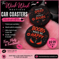 Car Coasters Neoprene
