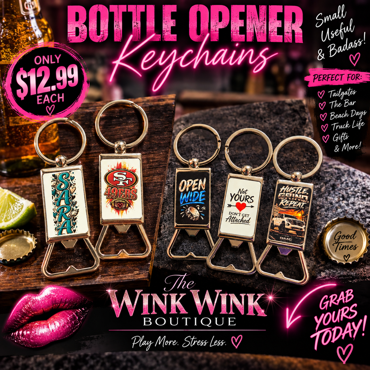Bottle Opener Keychain – Fun & Functional