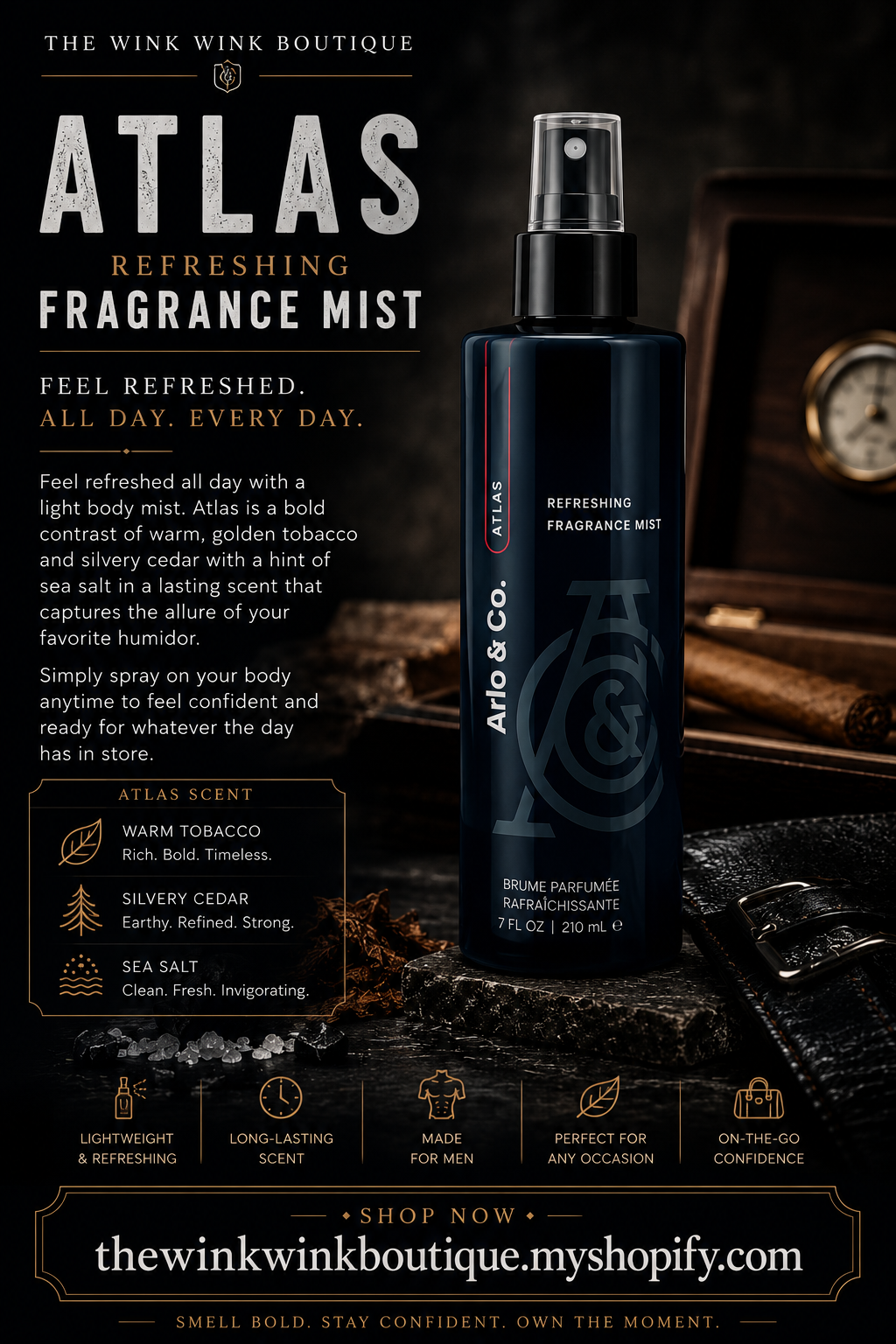 Refreshing Fragrance Mist - Atlas
