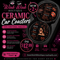 Ceramic Car Coasters