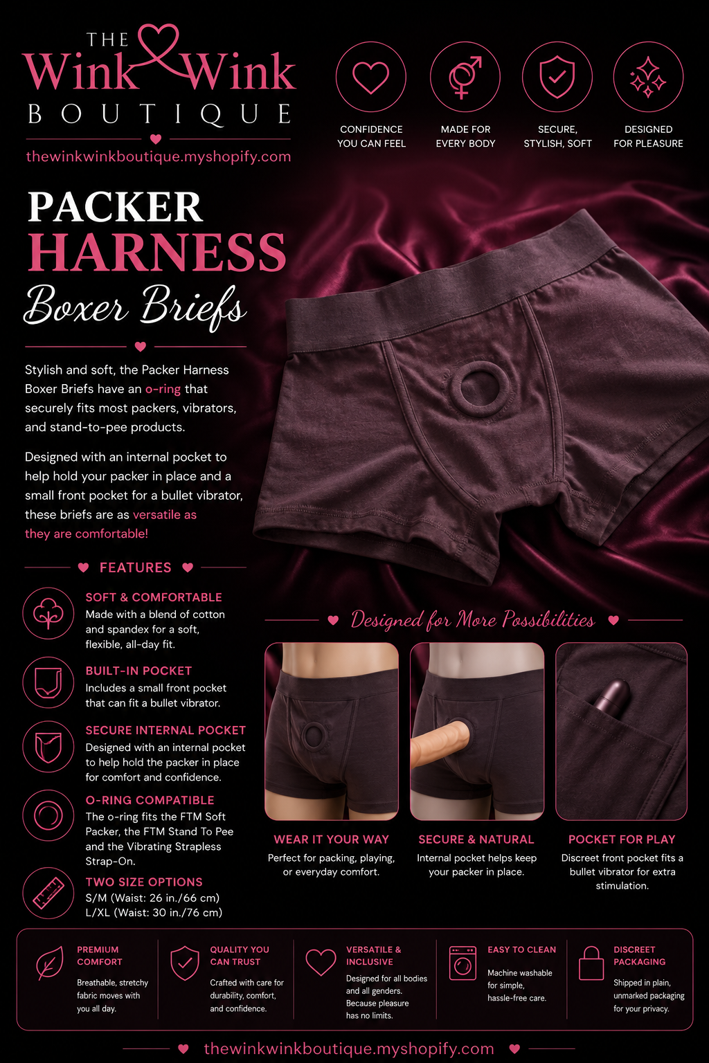Packer Harness Boxer Briefs