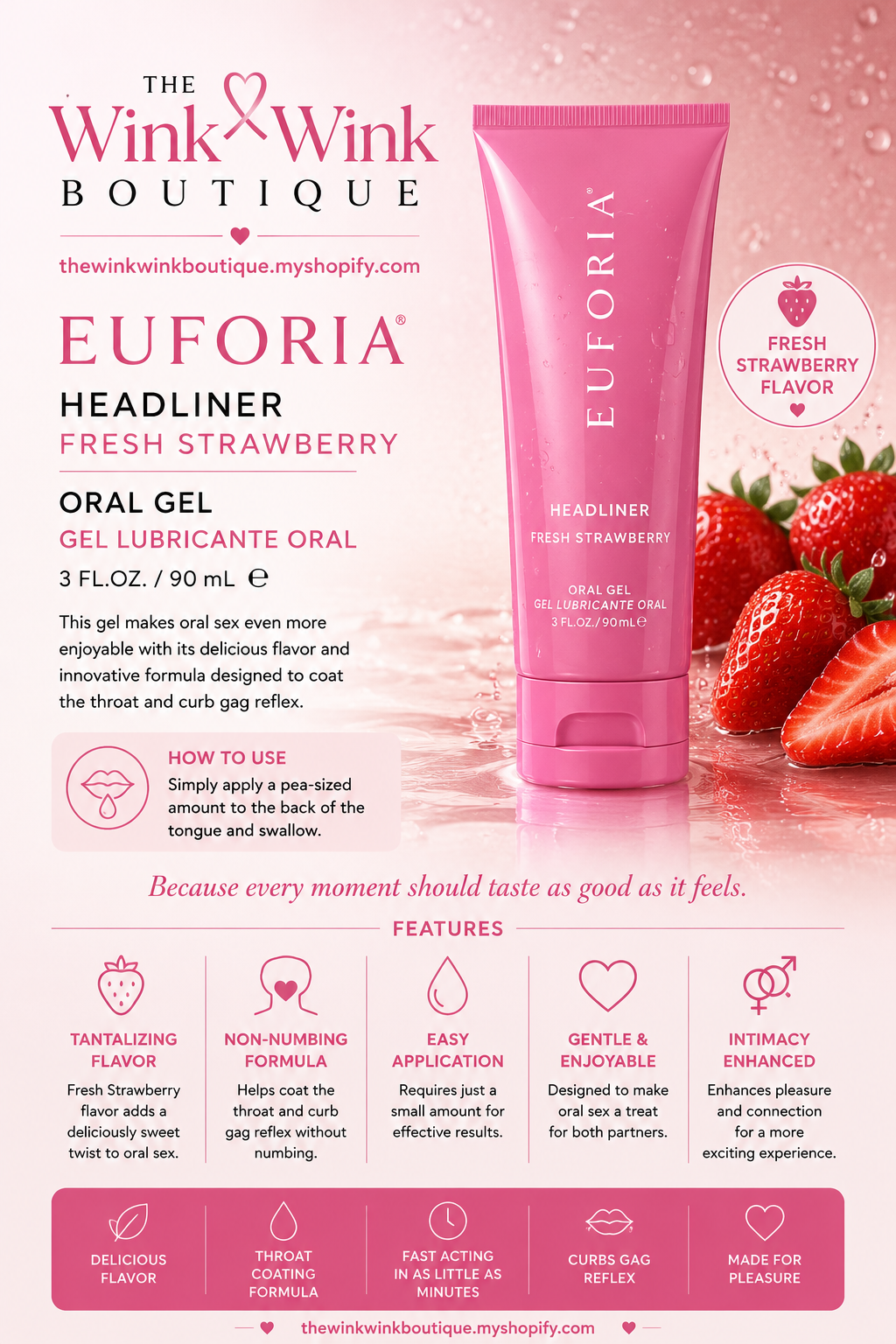 Headliner - Pink Strawberry