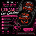 Ceramic Car Coasters