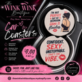 Car Coasters Neoprene