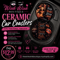 Ceramic Car Coasters