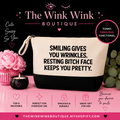 Smiling Gives your Wrinkles Bag